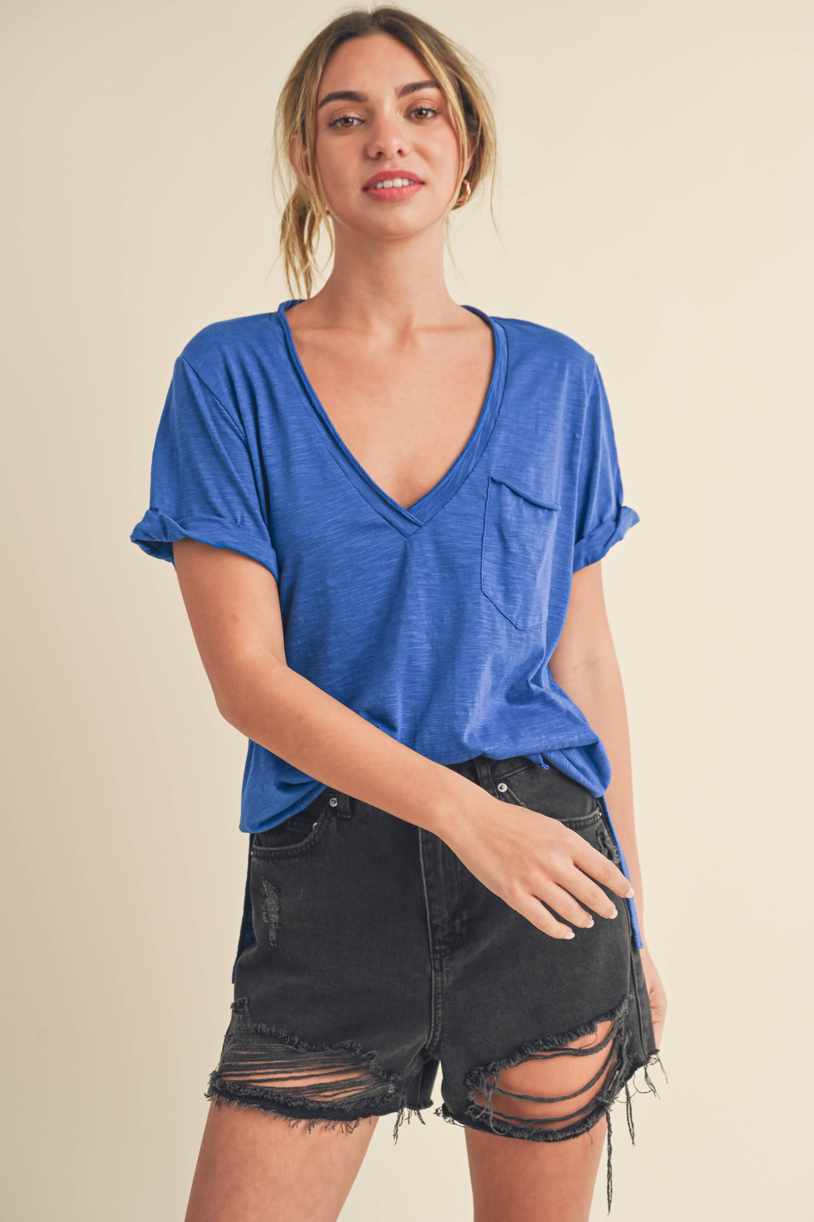 Zoie V-Neck Top