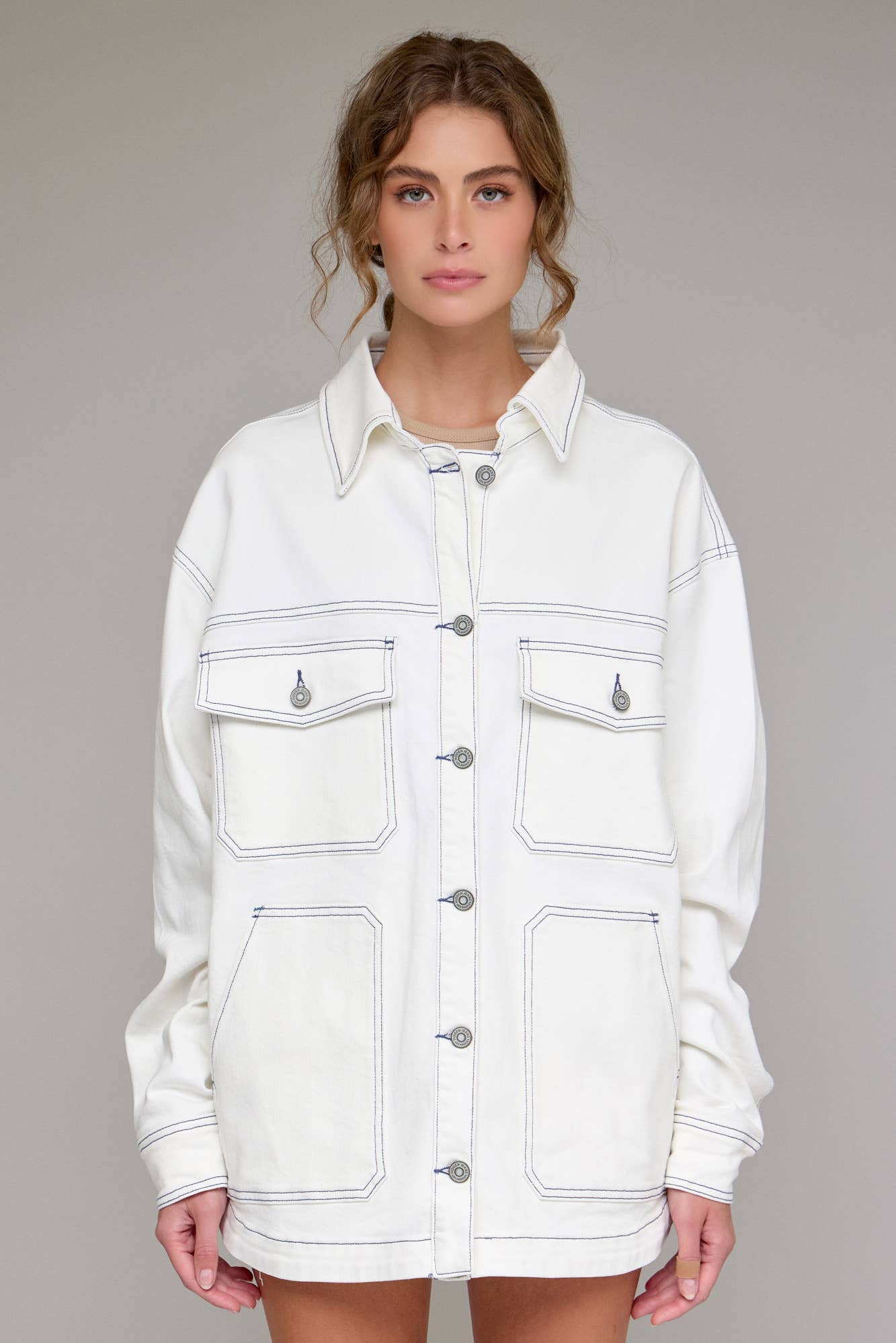 Pearl Wash Oversized Shirt