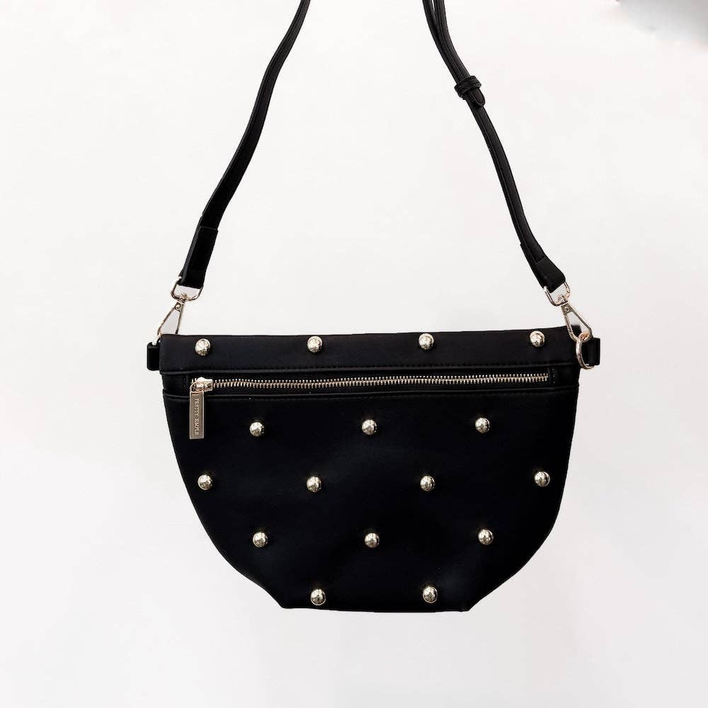 Chic Gold Studded Westlyn Bum Bag