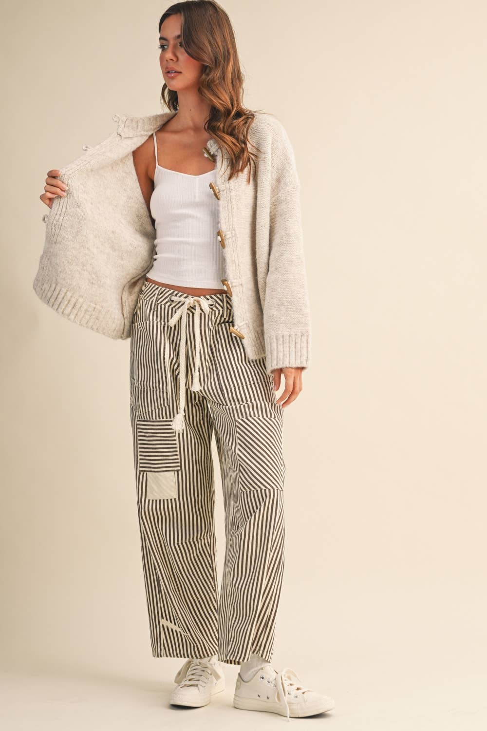 TOGGLE BUTTON CARDIGAN