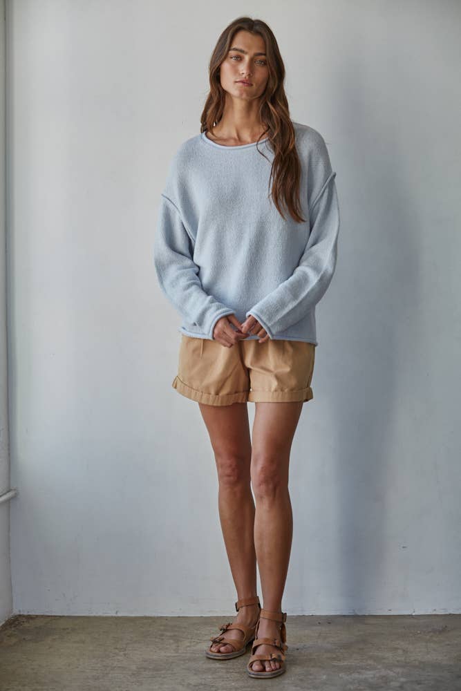 Knit Sweater Cotton Pullover
