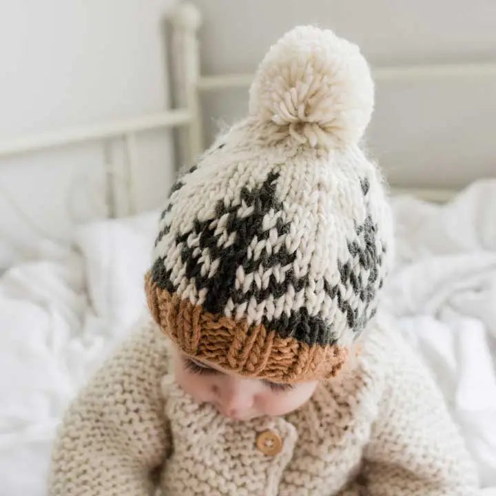 Super soft toddler forest beanie hat for children